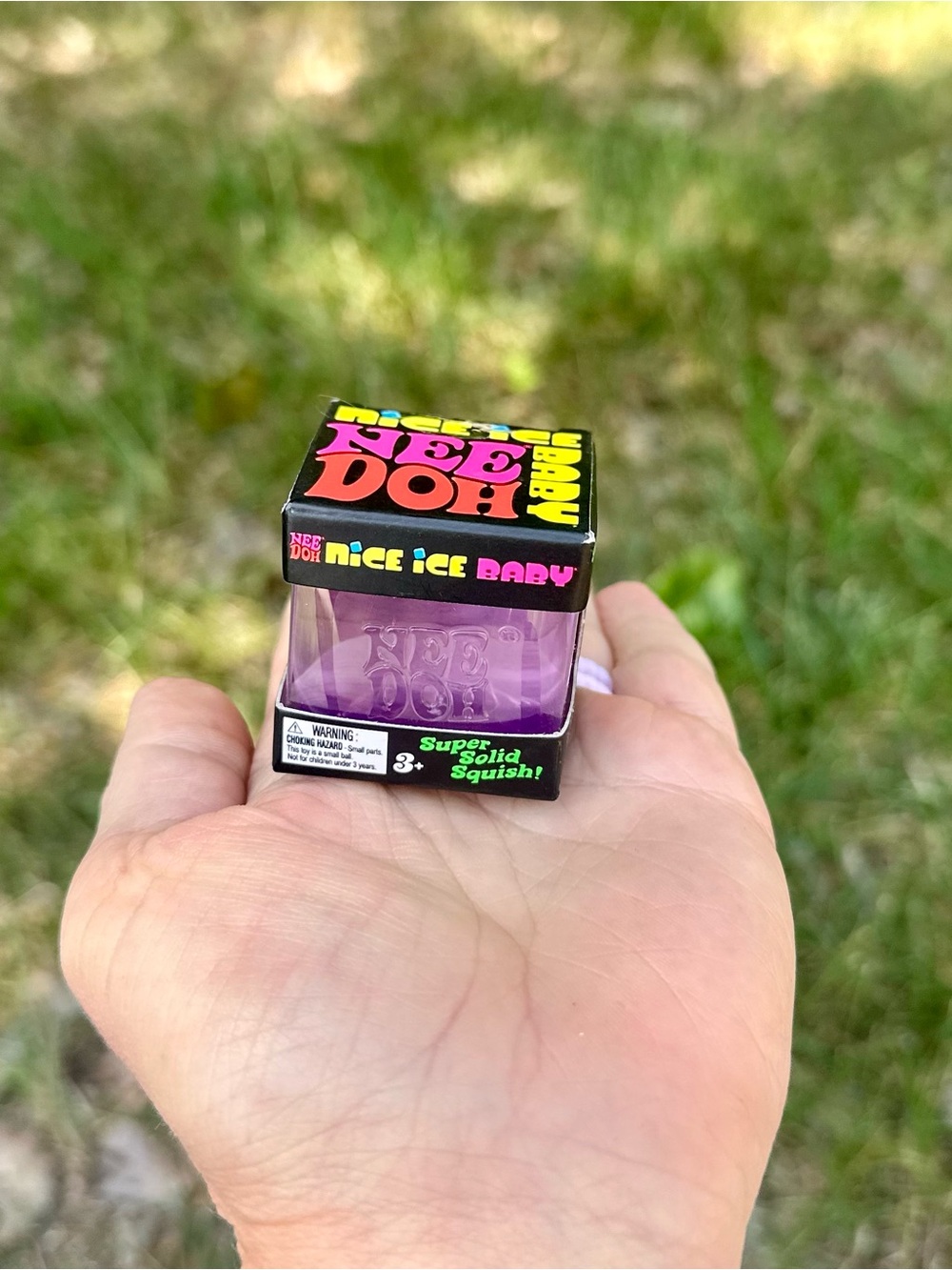 NEW NeeDoh Nice Ice Baby Cube Super Solid Squish Nee Doh Fidget Squishy Viral